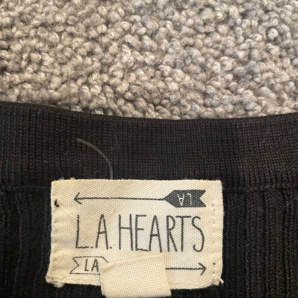 PACSUN LA hearts black tank - Picture 2 of 2